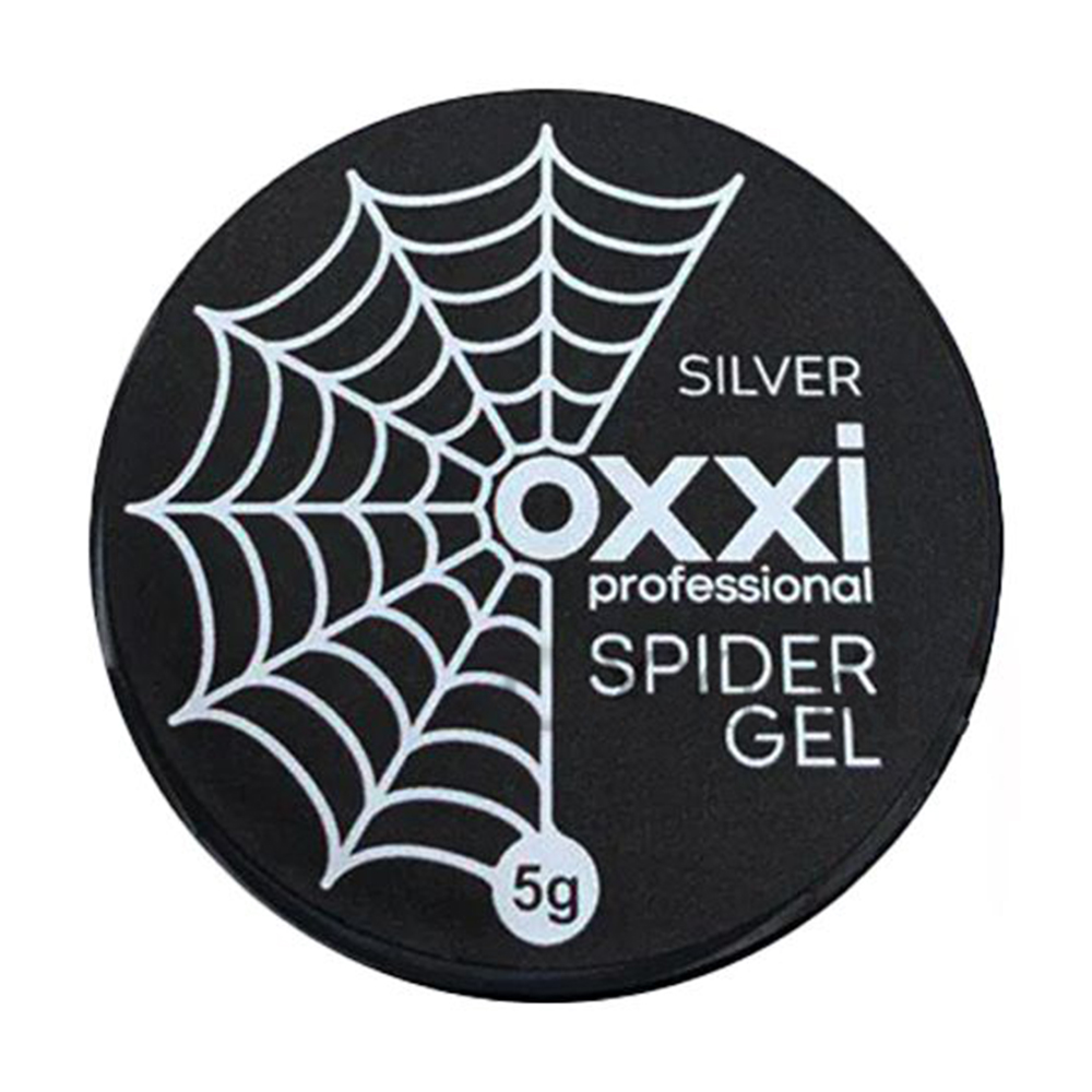Гель-павутинка для манікюру Oxxi Professional Spider Gel Silver, 5 г